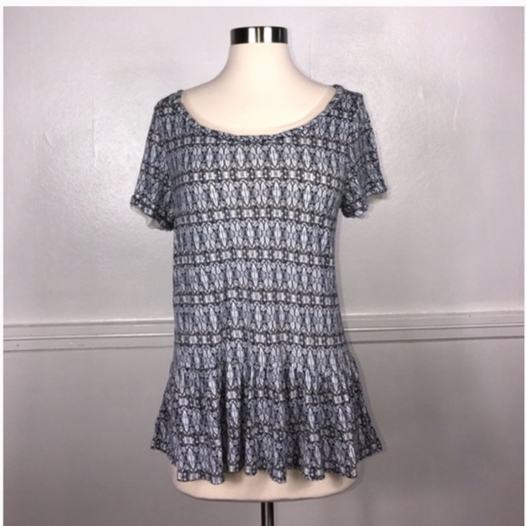 Anthropologie Tops - Meadow-Anthropologie Peplum Tulle Blouse